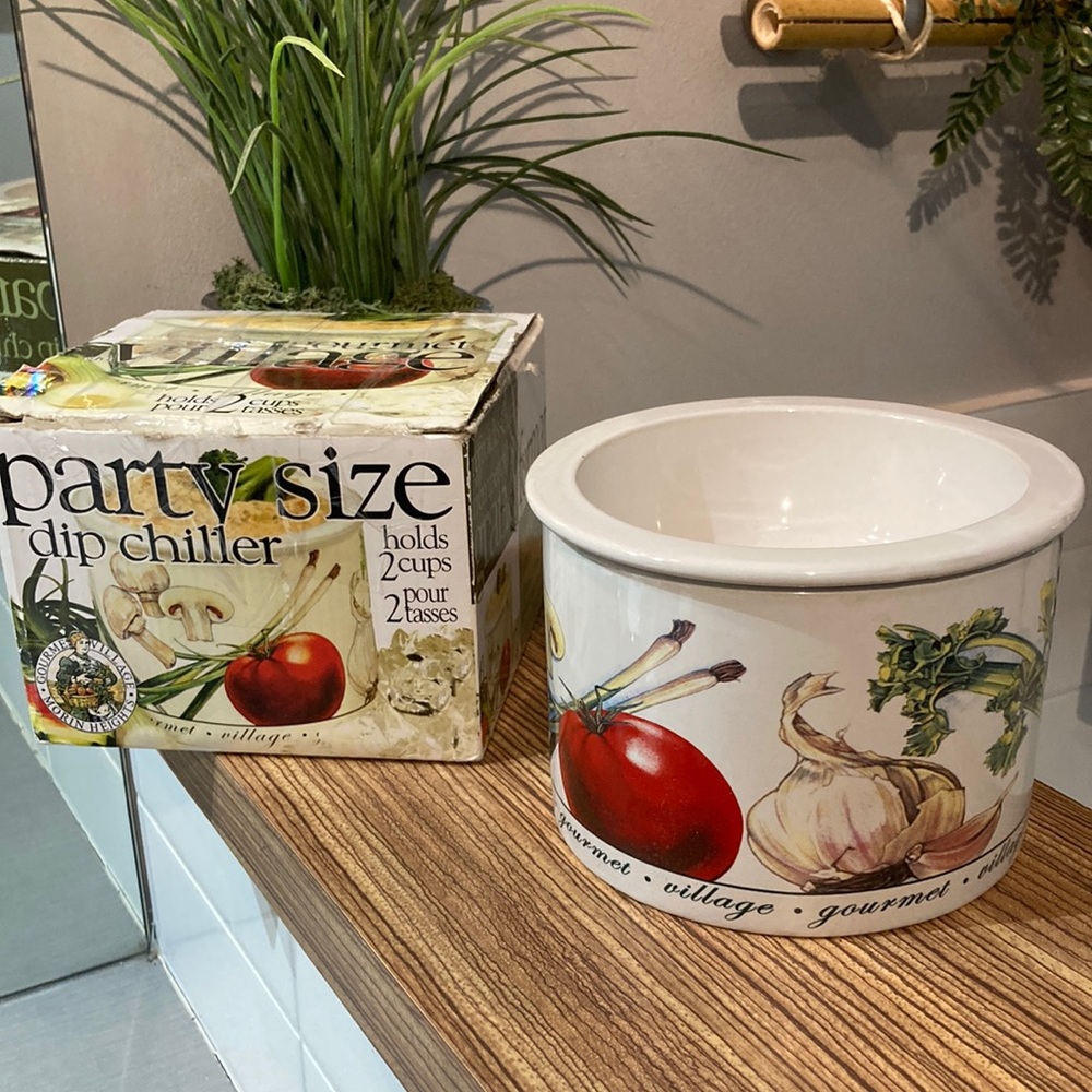 GOURMET VILLAGE Party Size dip chiller